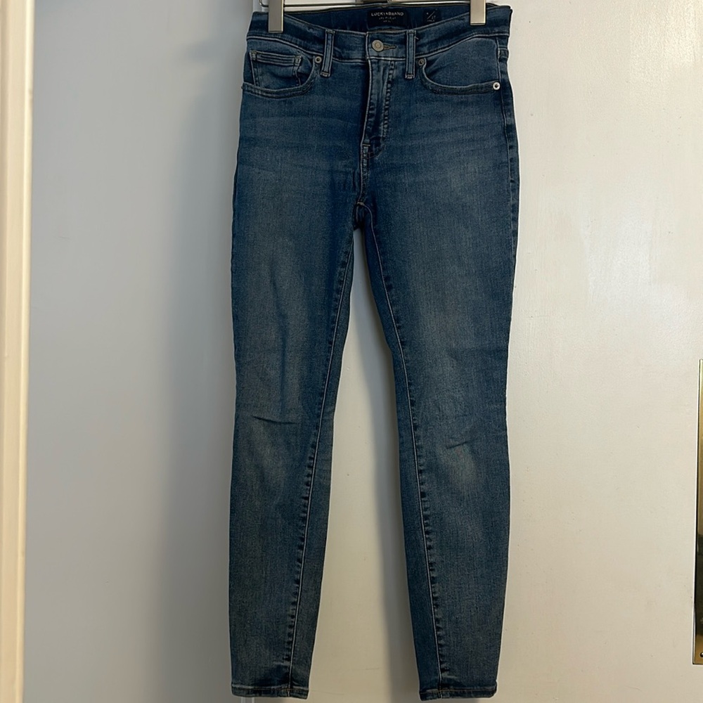 Lucky Brand Vintage Distressed 4/27 Ankle Women’s Blue Jeans